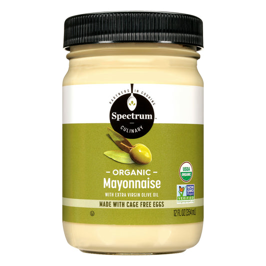 Spectrum Naturals Mayonnaise Olive Oil Organic 12 Oz Pack of 6