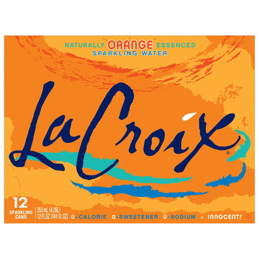La Croix Water Sparkling Orange 144 FO (Pack of 2)