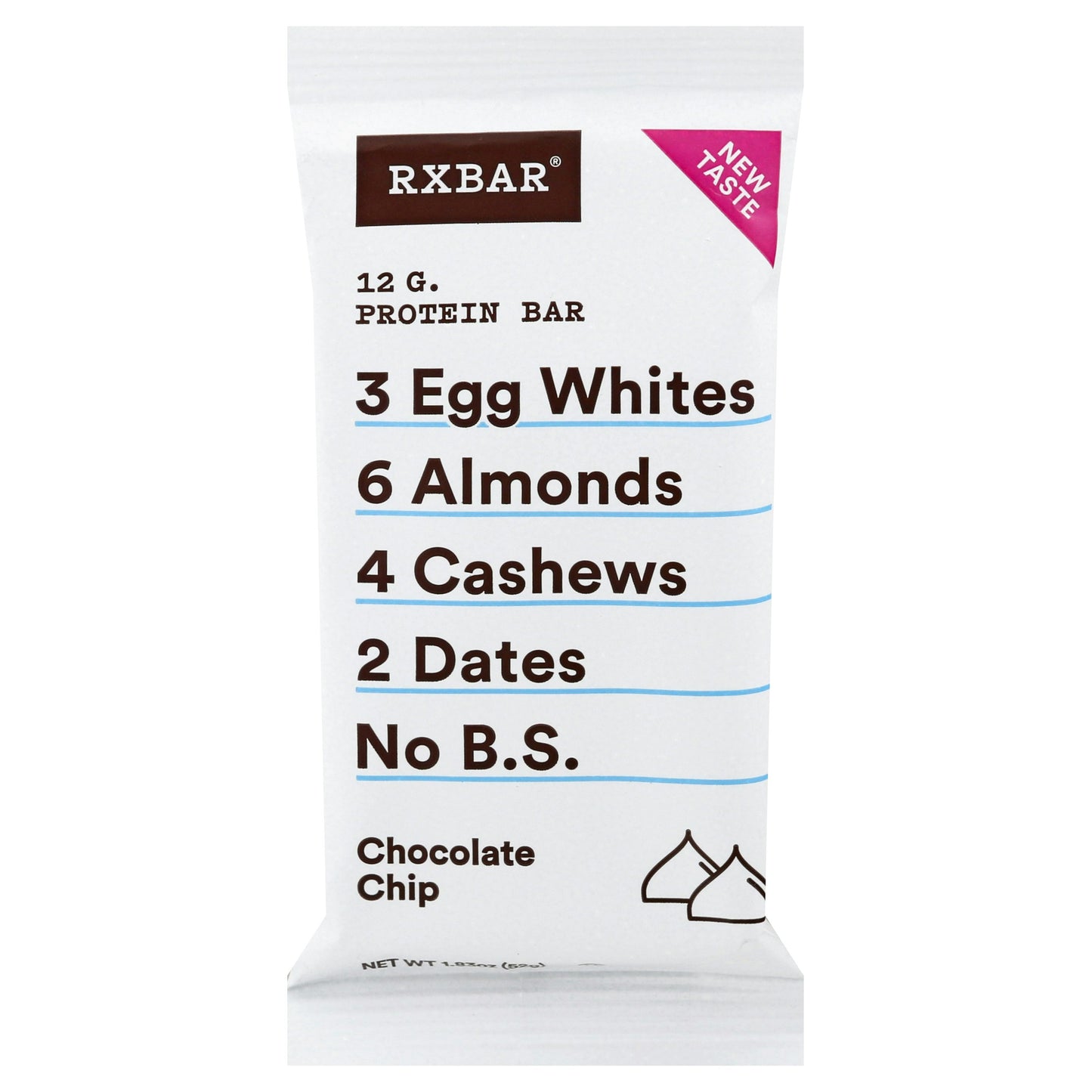 Rxbar Bar Chip Chocolate 1.83 oz (Pack of 12)