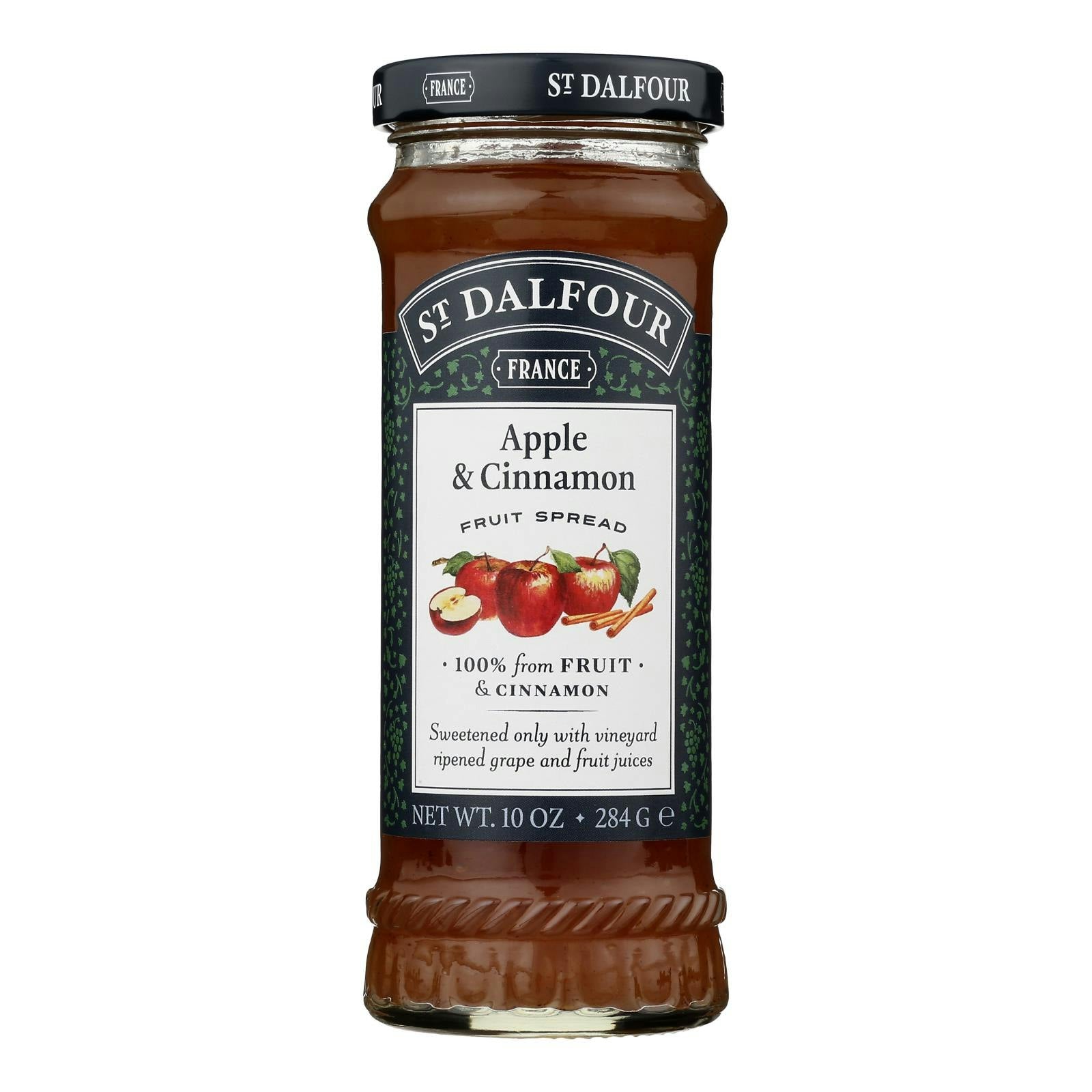 St Dalfour - Conserve Apple Cinnamon - 10 oz (Pack of 6)