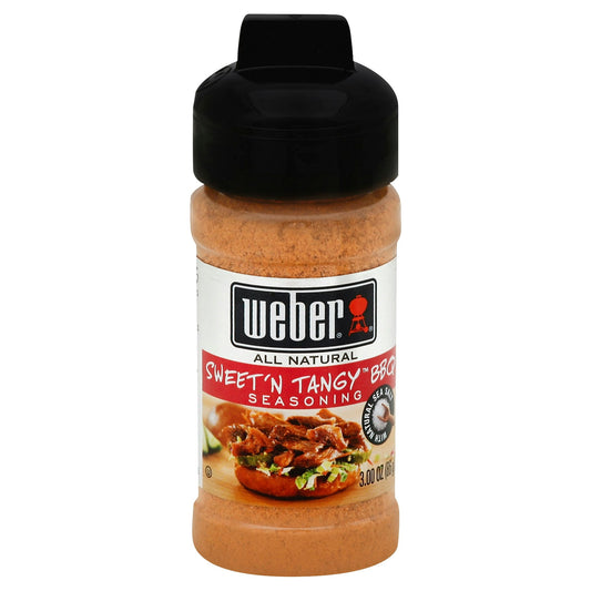 Weber Seasoning Barbeque Sweet & Tangy 3 oz (Pack of 6)