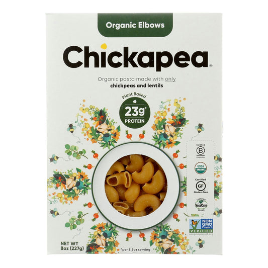 Chickapea Pasta - Pasta Elbows 8 oz (Pack of 6)