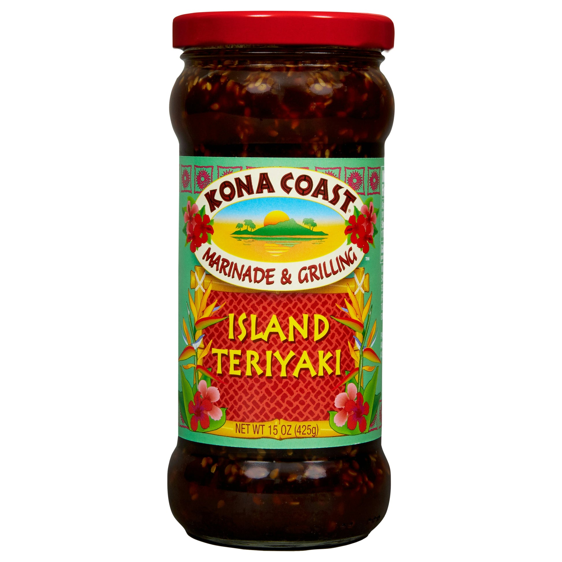 Kona Coast Island Teriyaki Marinade & Grilling Sauce 15 Oz Pack of 6