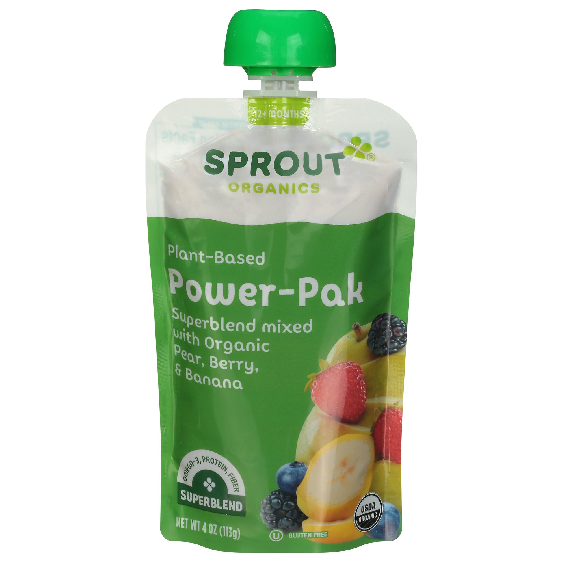 Sprout T Pear Superblend Blackberry Banana Unit - 4 OZ (Pack of 6)