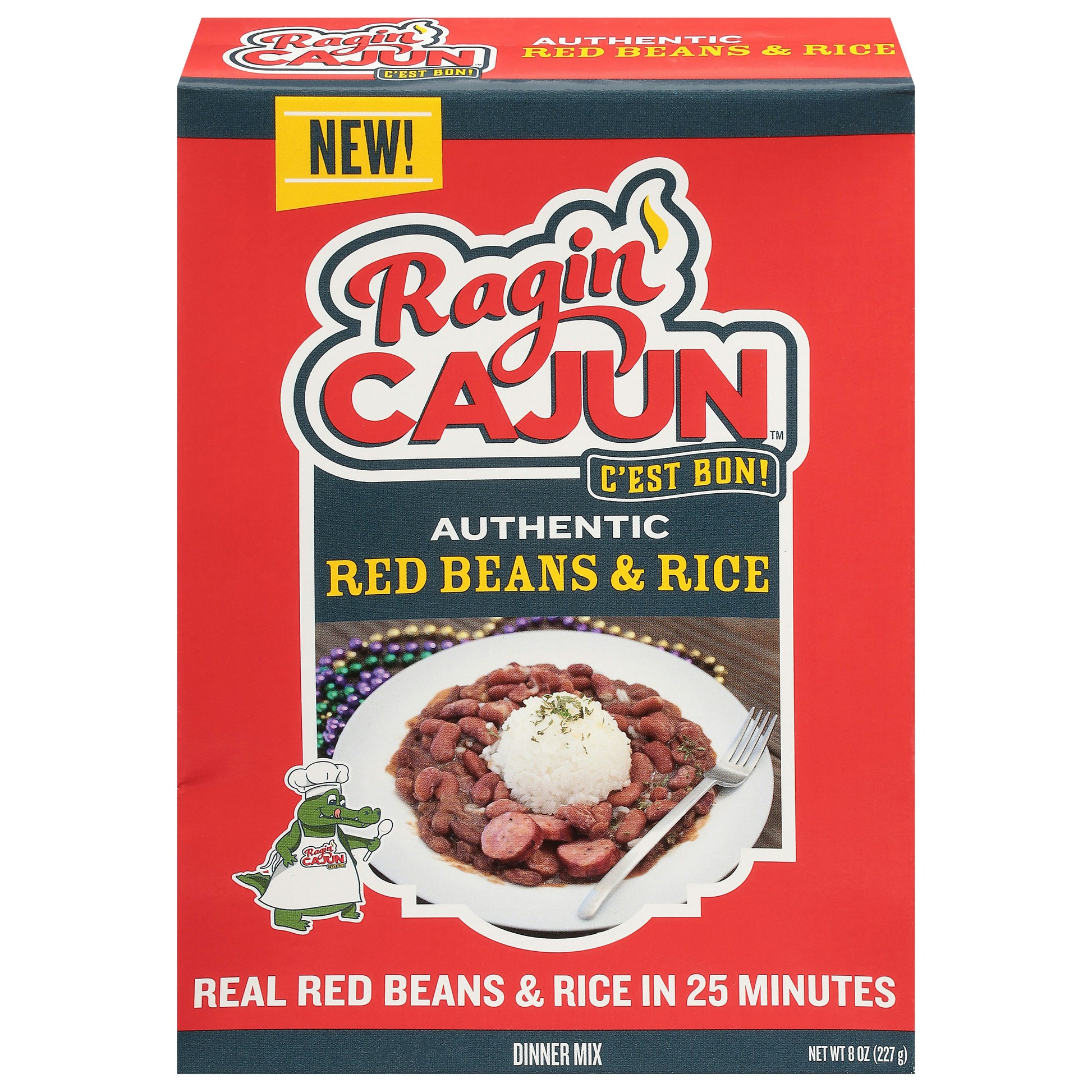 Ragin Cajun Entree Red Beans And Rice 8 Oz Pack of 6