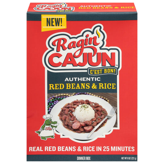 Ragin Cajun Entree Red Beans And Rice 8 Oz Pack of 6