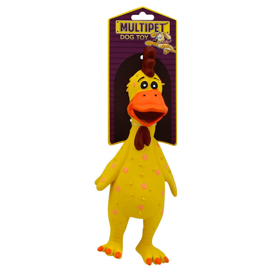 Multipet Toy Dog Globken Chicken 1 Ea Pack of 3