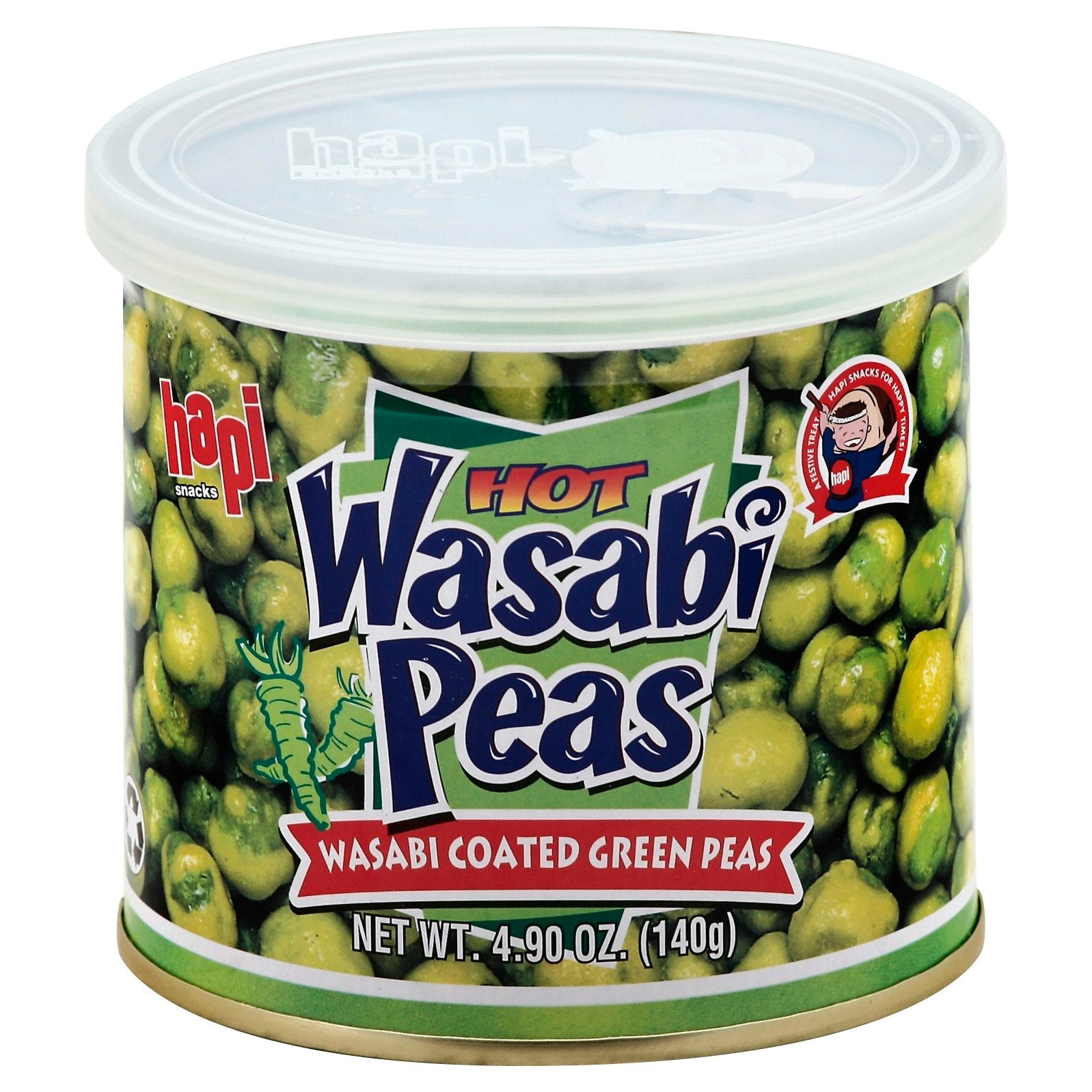 Hapi Wasabi Pea Grain Hot 4.9 oz (Pack of 12)
