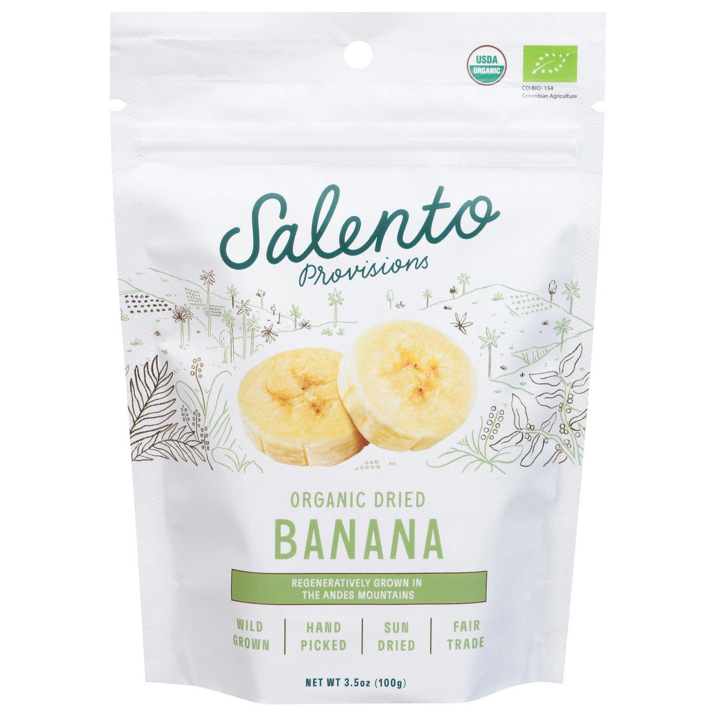Banana Dried Organic - 3.52 OZ (Pack of 6)