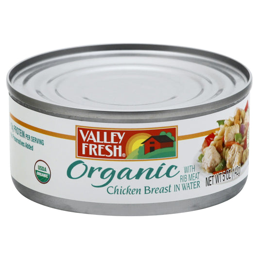 Valley Fresh Chicken White Organic 5 Oz Pack of 12