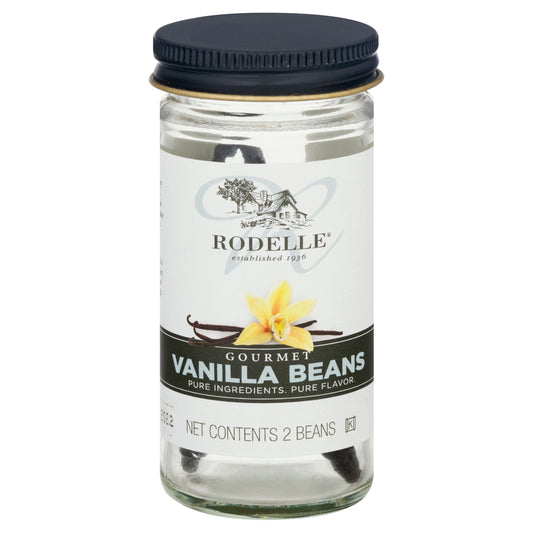 Rodelle Vanilla Bean Whole 2 Pieces (Pack Of 12)