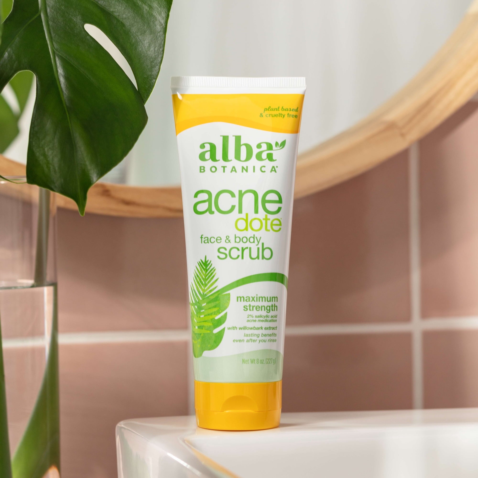 ALBA BOTANICA (Pack Of 8) Alba Botanica Acnedote Face & Body Scrub 8 Oz