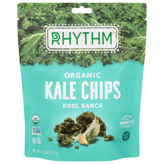 Rhythm Superfoods Chip Kale Kool Ranch Organic 2 oz (Pack Of 12)