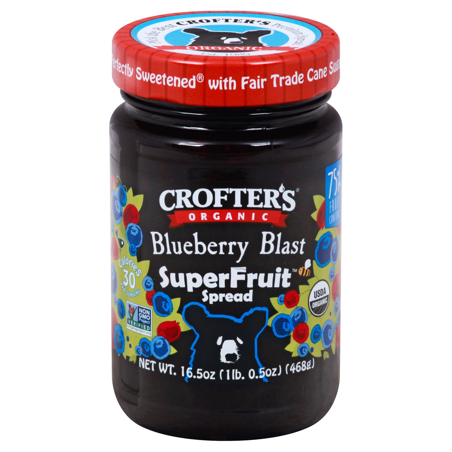 Crofters Spread Blueberry Blast Organic 16.5 oz (Pack Of 6)