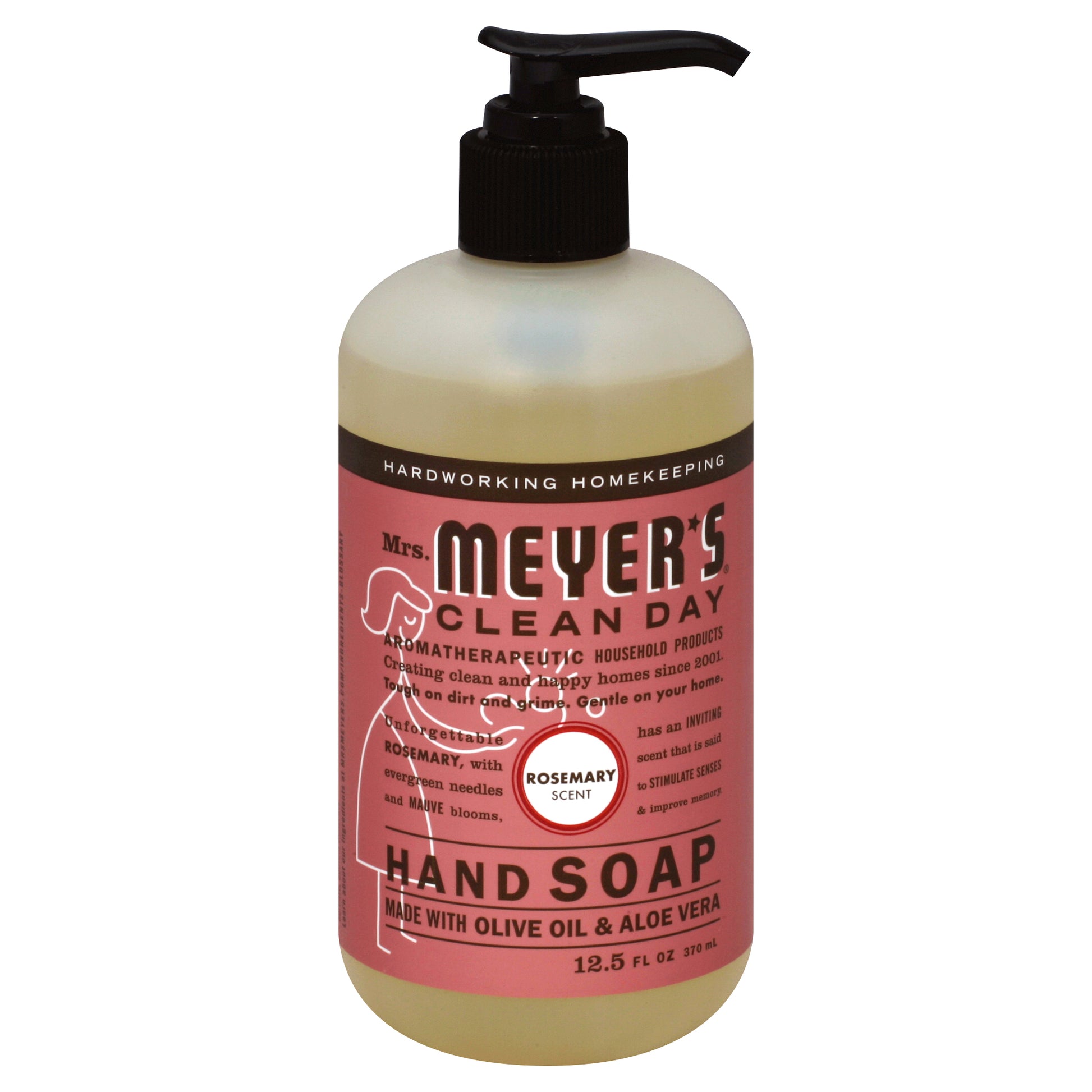 Mrs Meyers Clean Day Soap Hand Liquid Rosemary 12.5 oz (Pack Of 3)