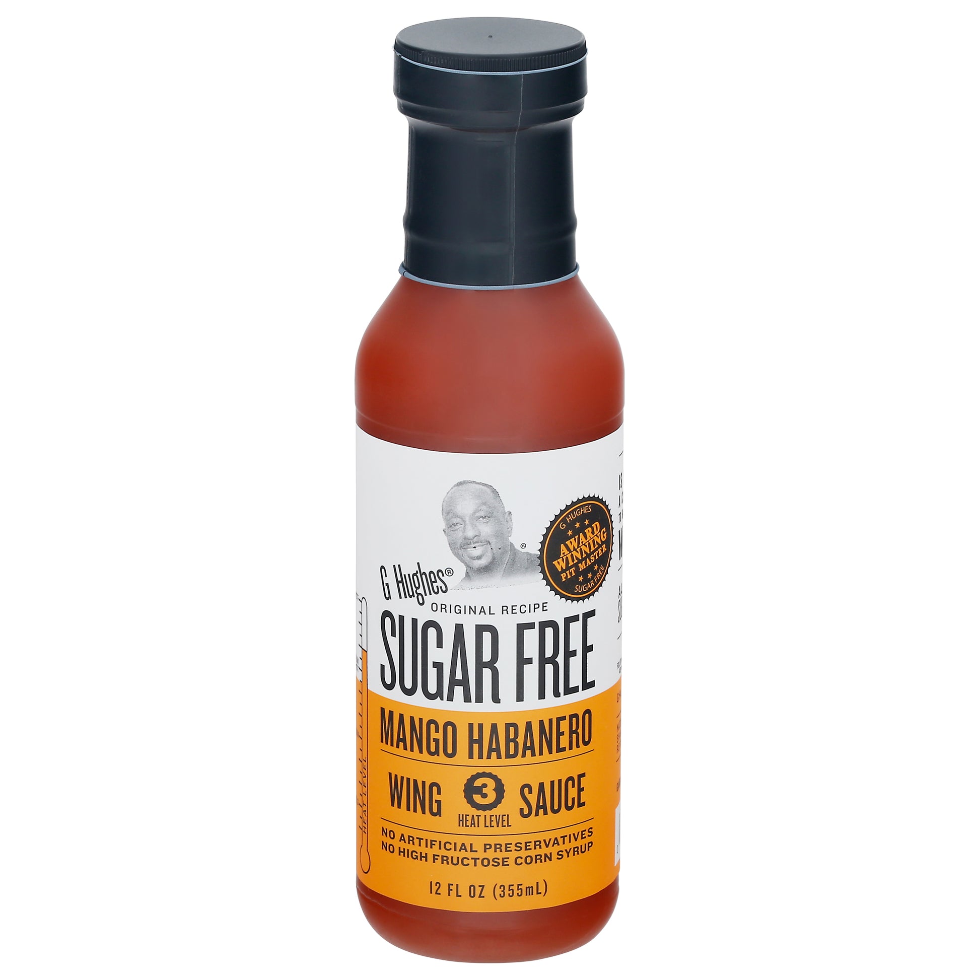 G Hughes Sauce Wing Mango Habanero 12 oz (Pack Of 6)