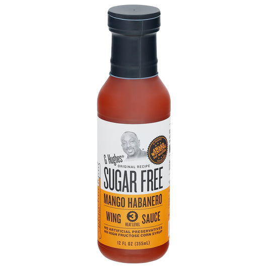 G Hughes Sauce Wing Mango Habanero 12 oz (Pack Of 6)
