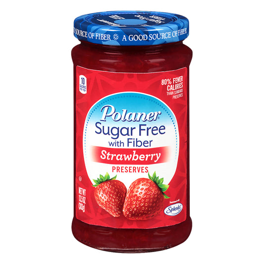 Polaner Preserve Sugar free Strawberry 13.5 Oz (Pack Of 12)