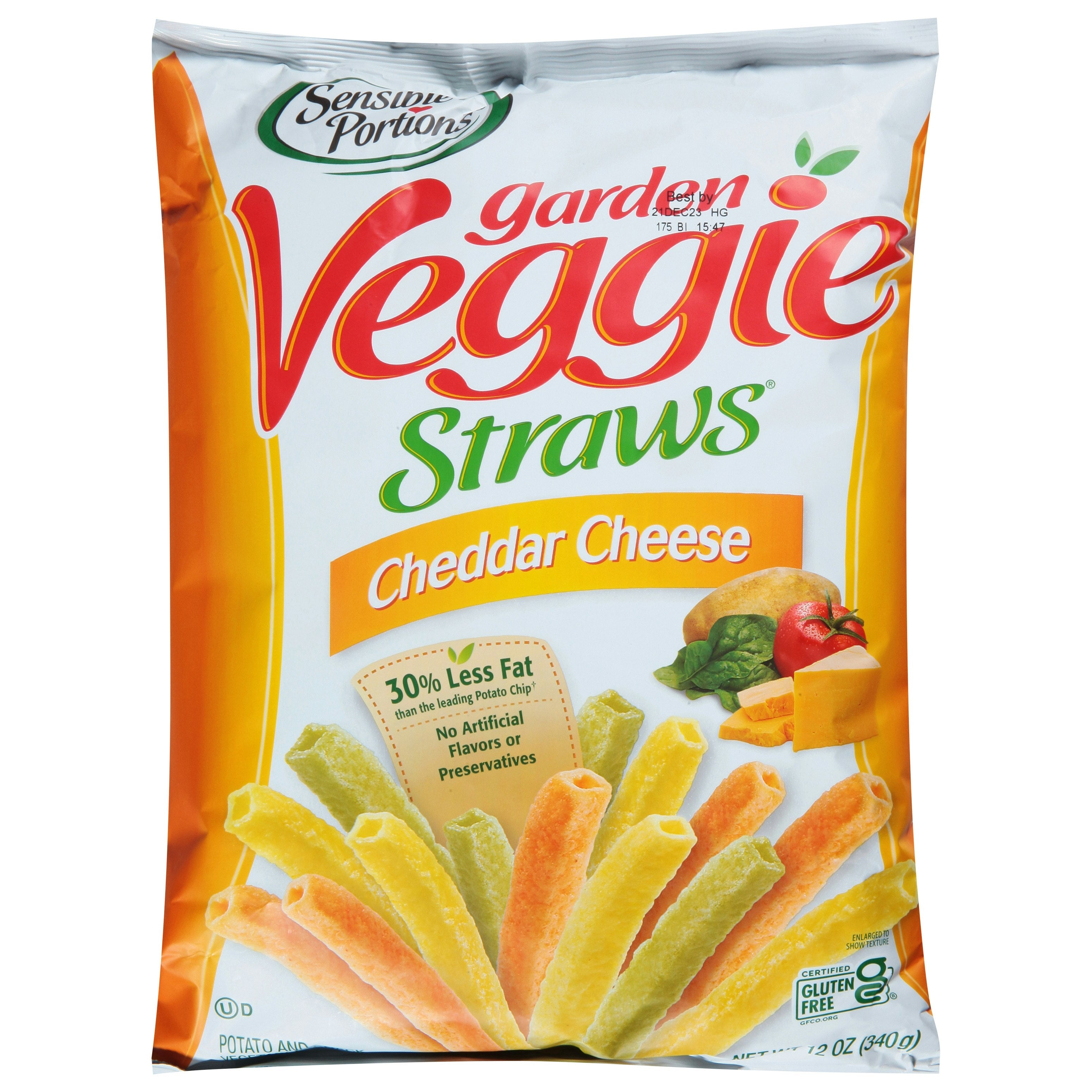 Sensible Portions Veggie Straws Cheddar Cheese