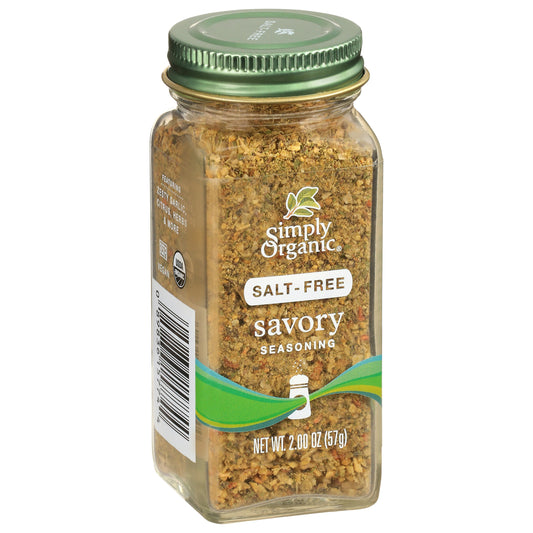 Simply Organic Seasoning Sugar Free Savory 2 Oz Pack of 6