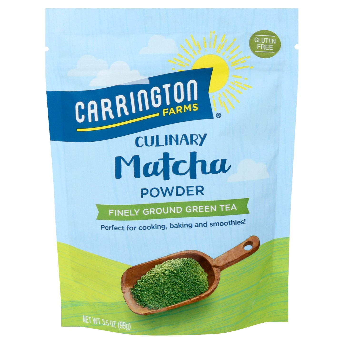 Carrington Farms Powder Matcha Tea 3.5 Oz Pack of 6