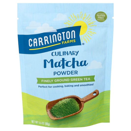 Carrington Farms Powder Matcha Tea 3.5 Oz Pack of 6