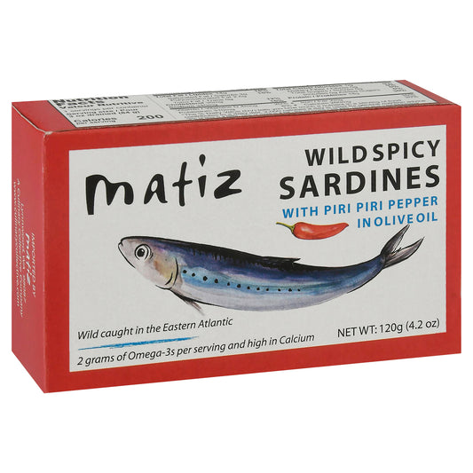 Matiz Sardines Wild Spicy 4.2 oz (Pack Of 12)