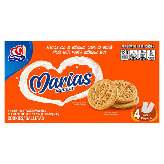 Gamesa Cookie Maria Box 19.7 oz (Pack Of 12)