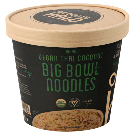 Oceans Halo Noodle Bowl Vegan Thai Coconut 4.02 Oz (Pack Of 6)