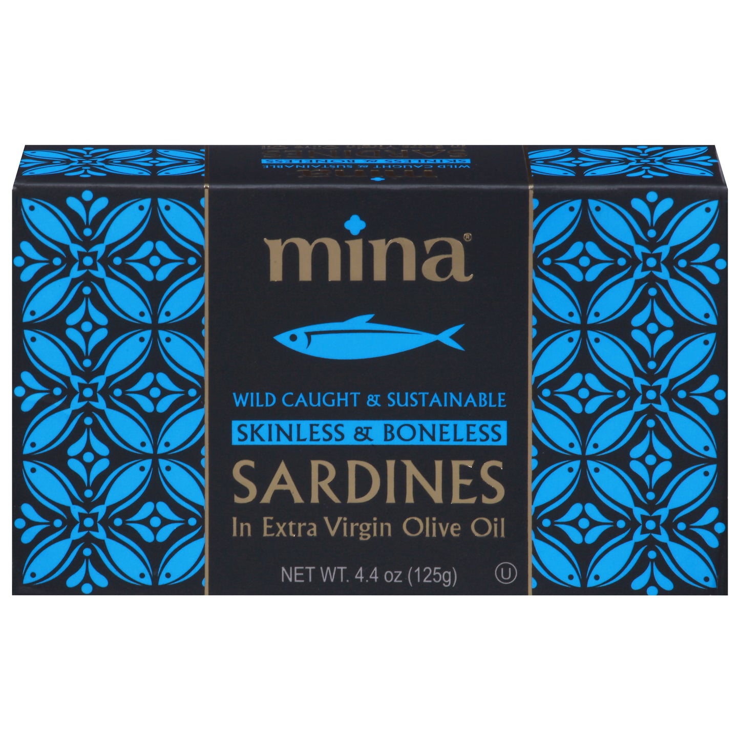 Mina Sardines Skinless & Boneless 4.4 Oz (Pack Of 12)