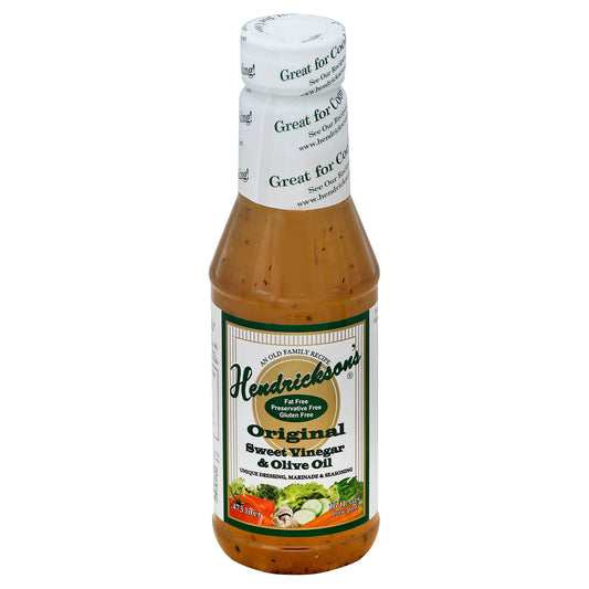 Hendricksons Dressing Vinegar & Olive oil Unique 16 oz (Pack Of 6)