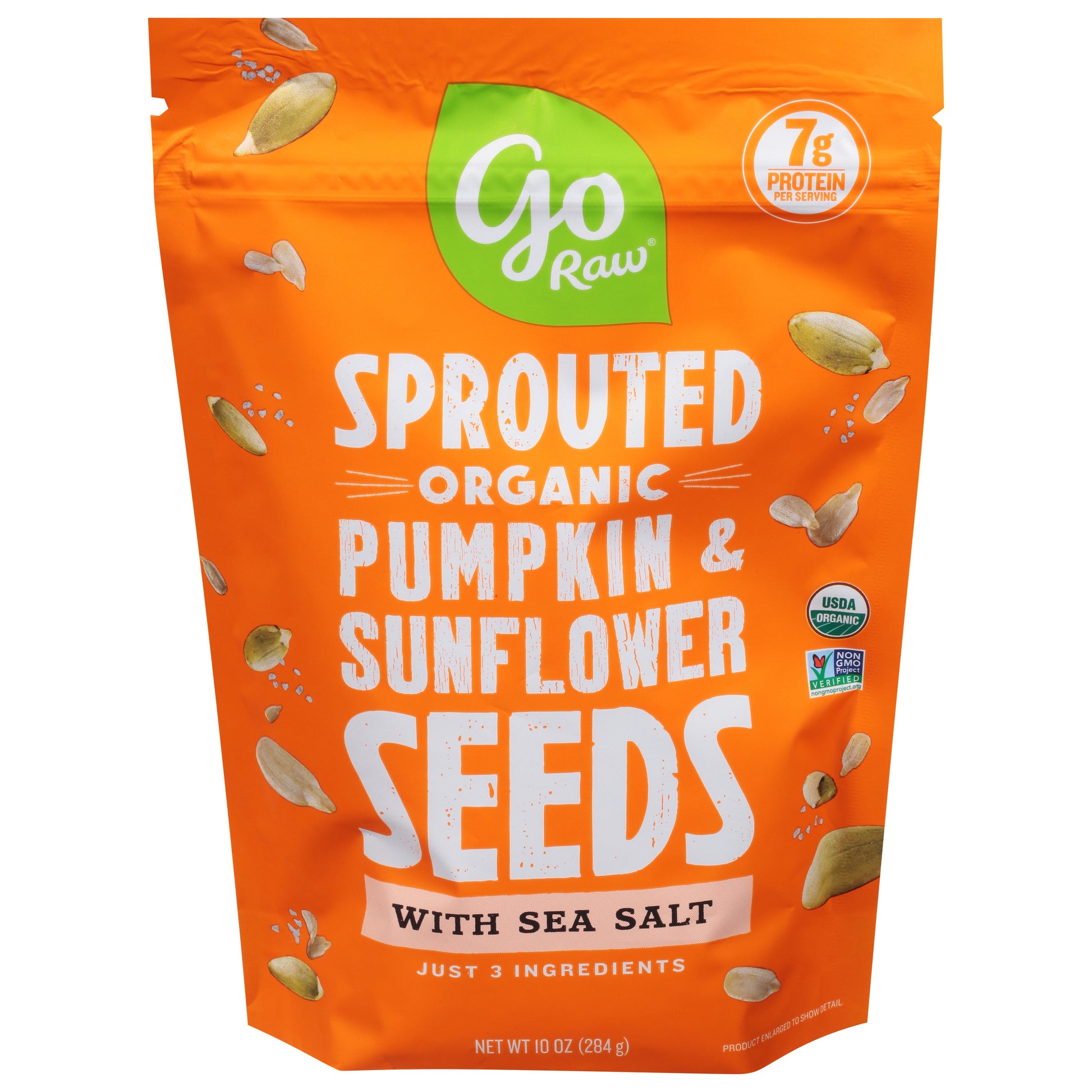Go Raw Sprouted Sunflower Pumpkin S Organic 10 oz (Pack Of 6)