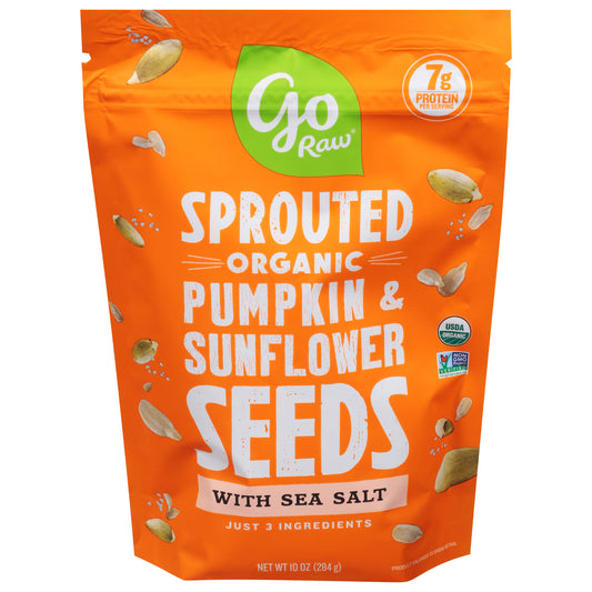 Go Raw Sprouted Sunflower Pumpkin S Organic 10 oz (Pack Of 6)