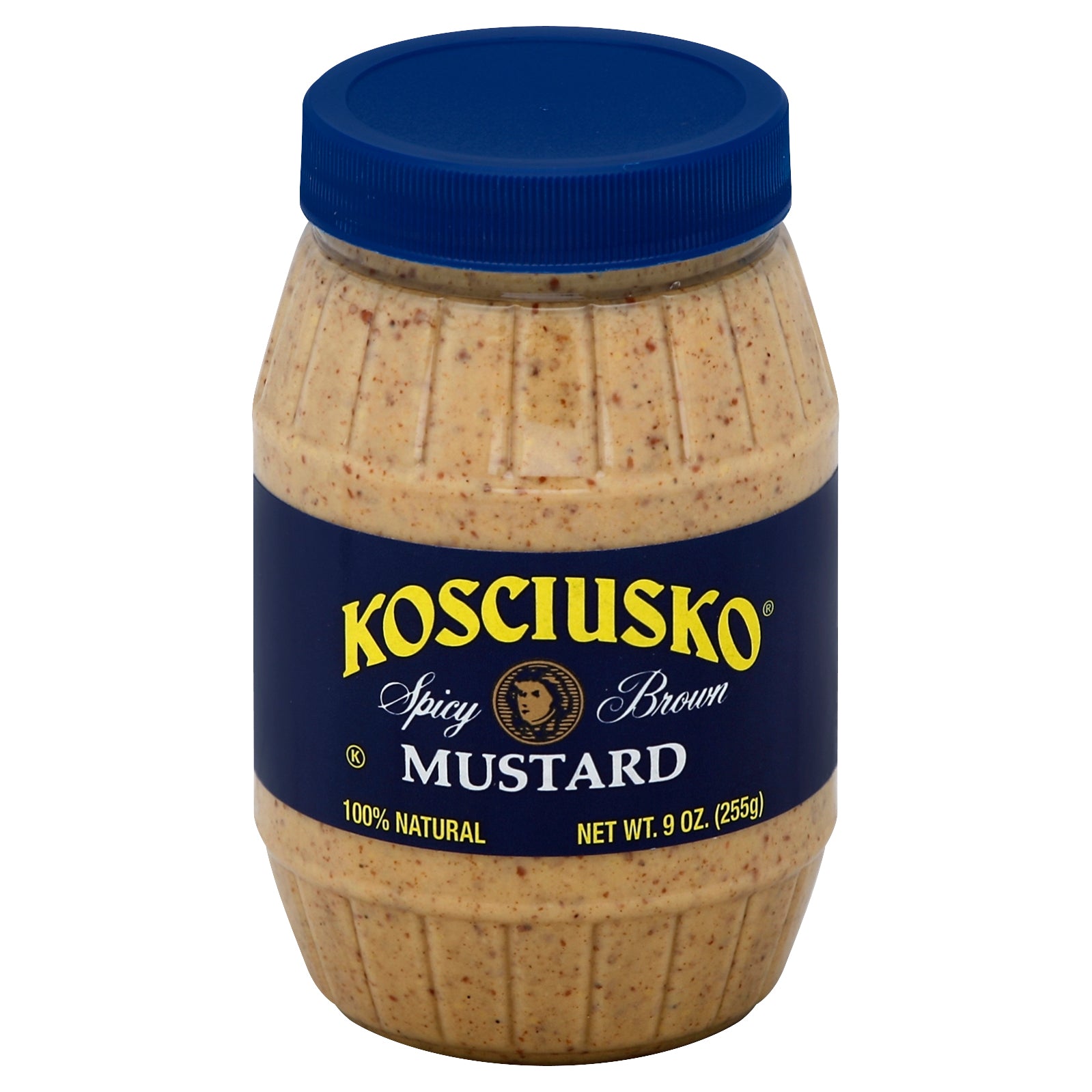 Kosciusko Mustard Spicy Brown 9 oz (Pack Of 6)
