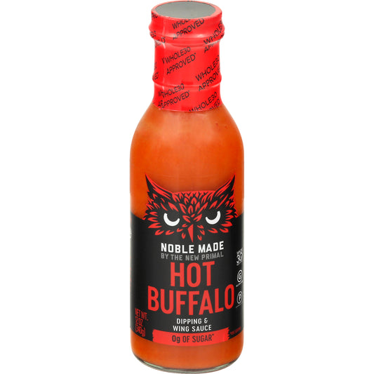 The New Primal Sauce Noble Made Buffalo Hot 12 FO (Pack Of 6)