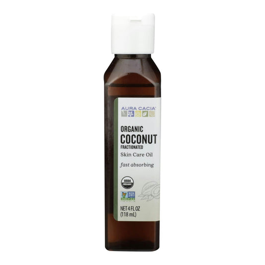 Aura Cacia Oil Coconut Skin Care Fractionated 4 Oz