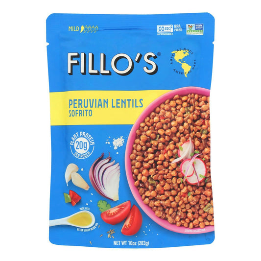 Fillo's Beans Lentil Peruvian Sofrito - 10 oz (Pack of 6)