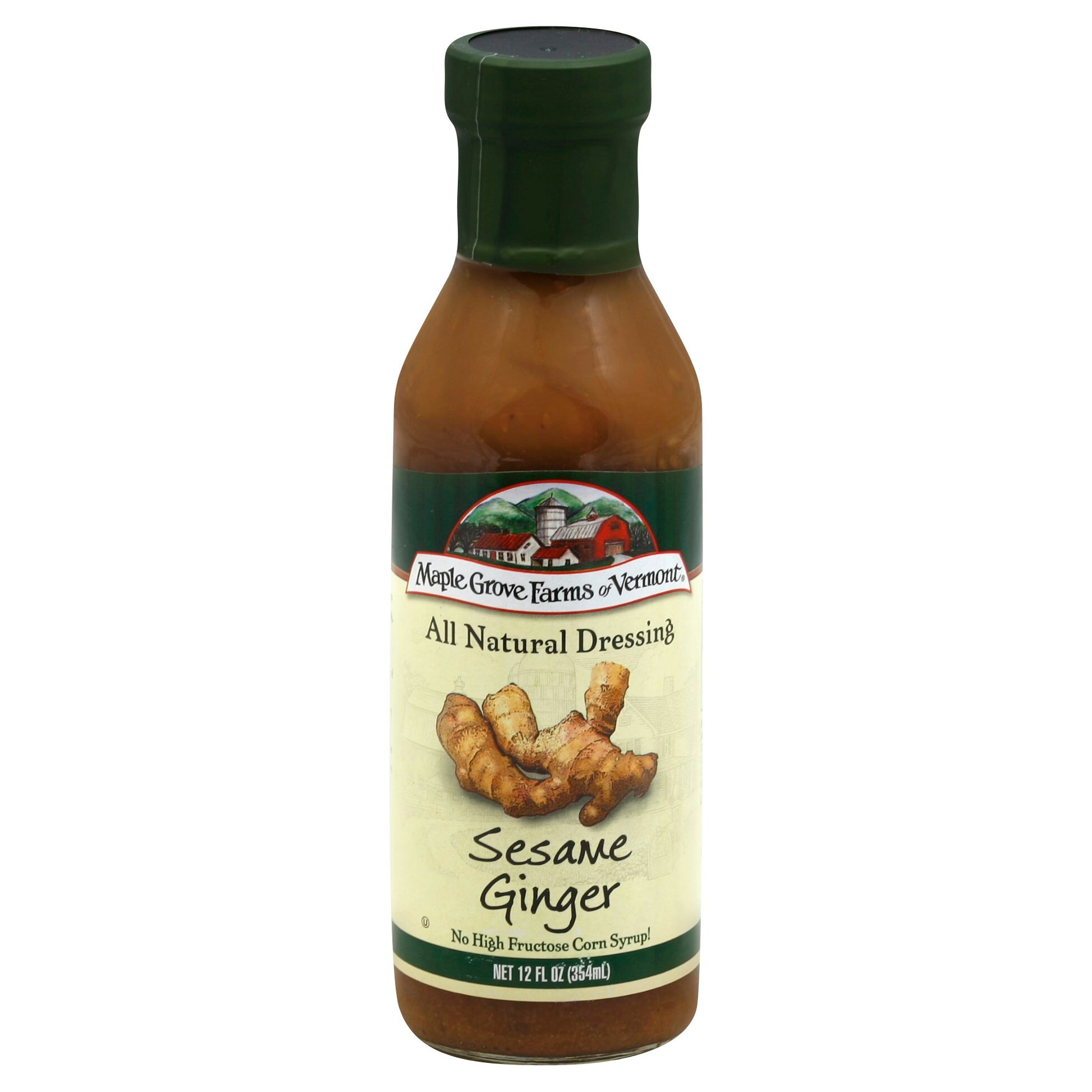 Maple Grove Dressing Sesame Ginger 12 oz (Pack of 6)