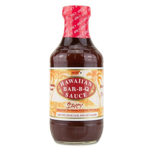 NOH Spicy Hawaiian Barbecue Sauce - 20 Ounce (Pack of 6)