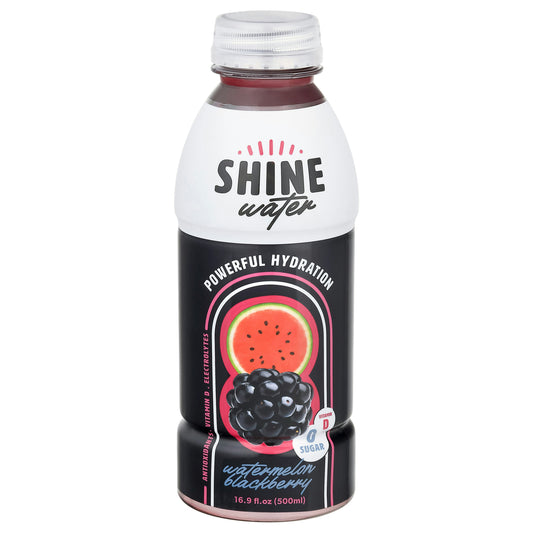 Shinewater Water Watermelon Blackberry 16.9 Fl Oz (Pack of 12)