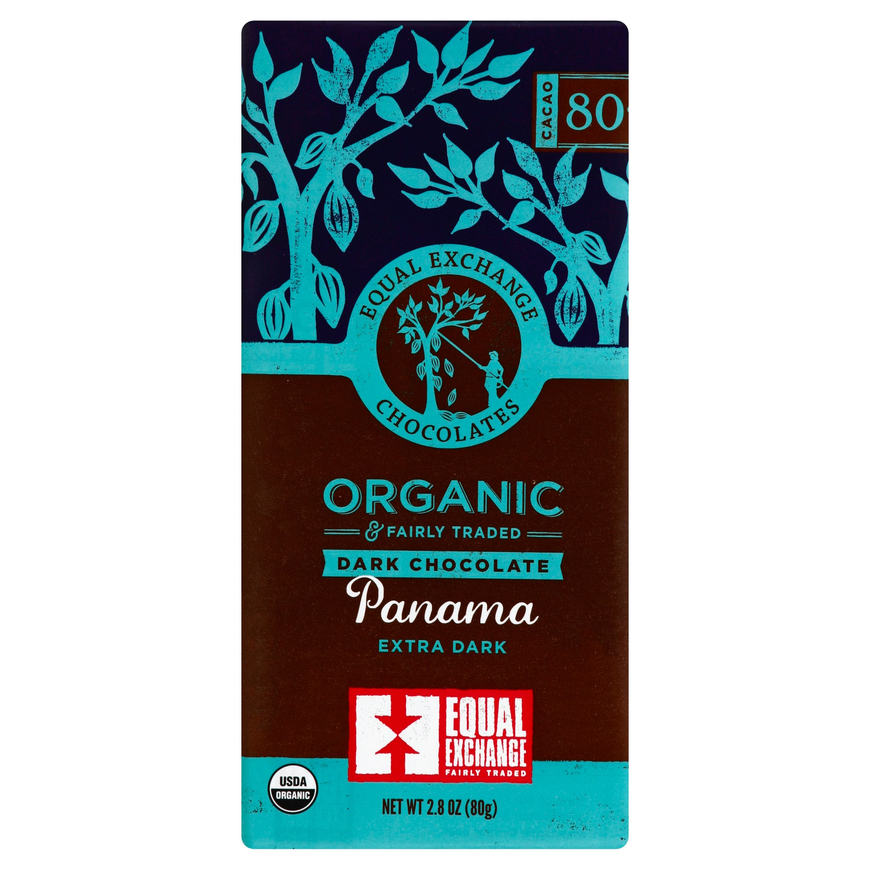 Equal Exchange Chocolate Bar Extra Dark Panama Organic