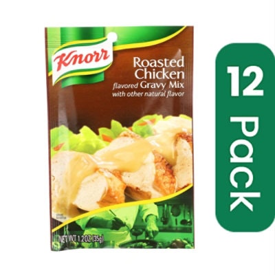 Knorr Roasted Chicken Gravy Mix - 1.2 oz (Pack of 24)