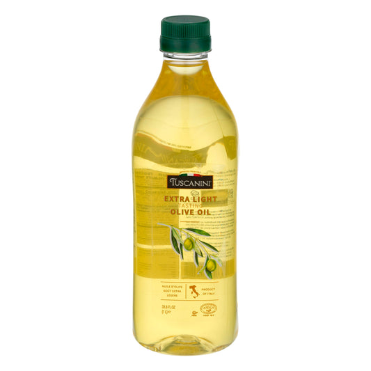 Tuscanini Oil Olive Extra Light 1Lt 33.8 FO (Pack of 12)