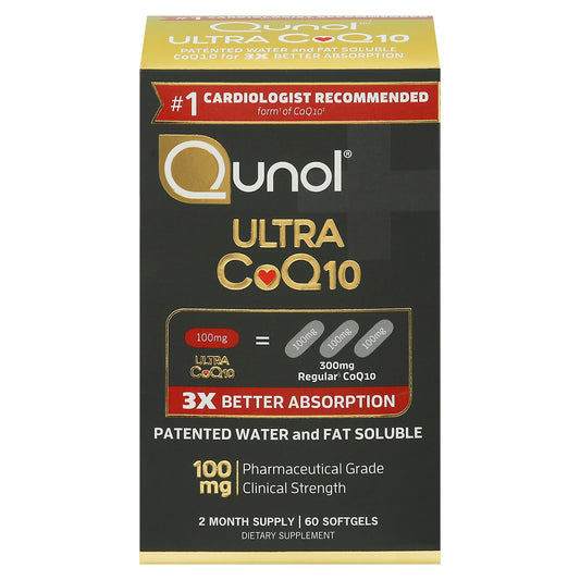 Qunol COQ10 Ultra 60 Softgels