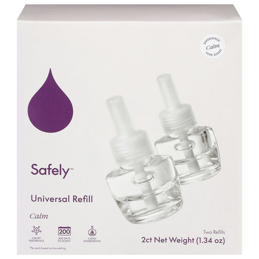 Safely Air Fresh Plugin Refill Calm 1.34 FO (Pack of 8)
