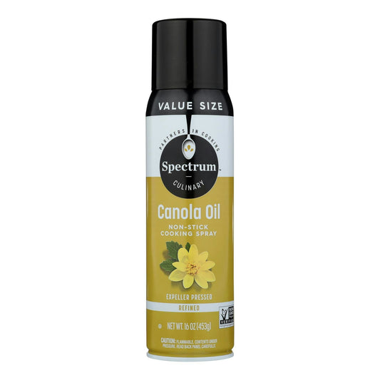 Spectrum Naturals High Heat Canola Spray Oil 16 fl oz (Pack of 6)