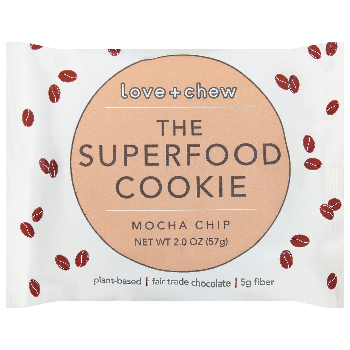 Love Chew Cookie Mocha Chip 2 oz (Pack of 12)