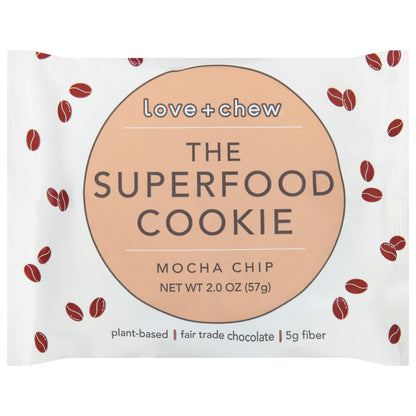 Love Chew Cookie Mocha Chip 2 oz (Pack of 12)