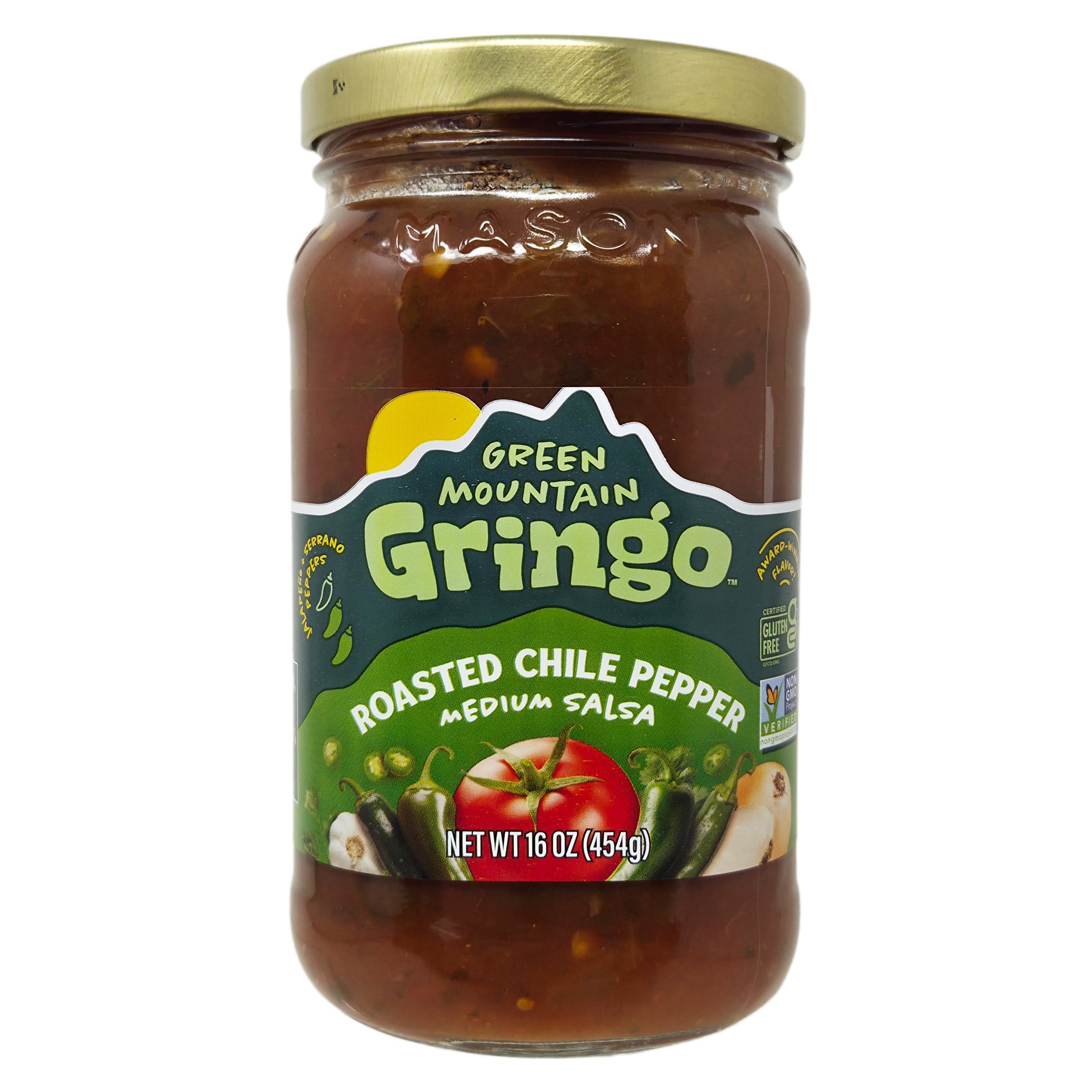Green Mountain Gringo Salsa Fire Roasted Chile Pepper