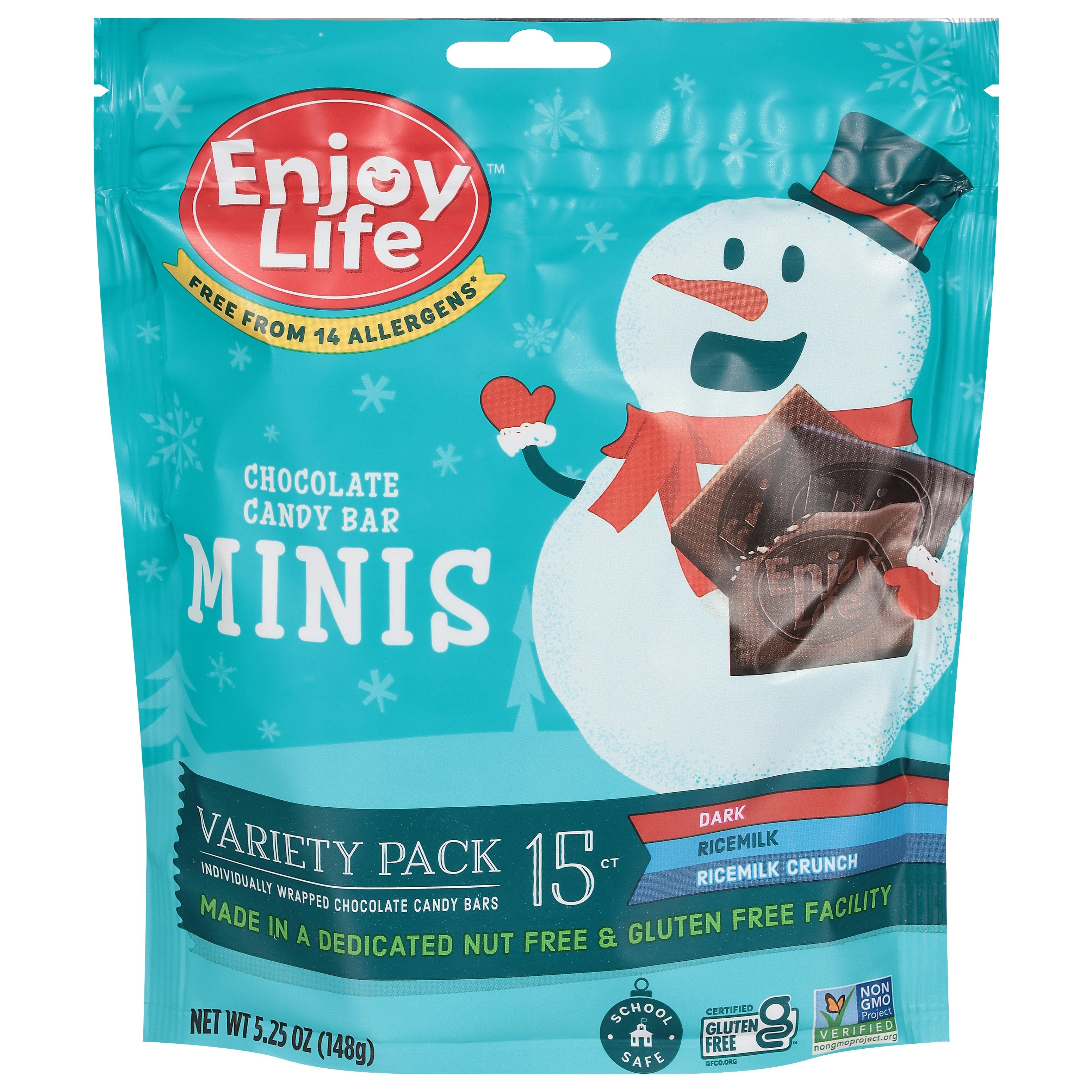 Enjoy Life Bar Chocolate Variety Winter